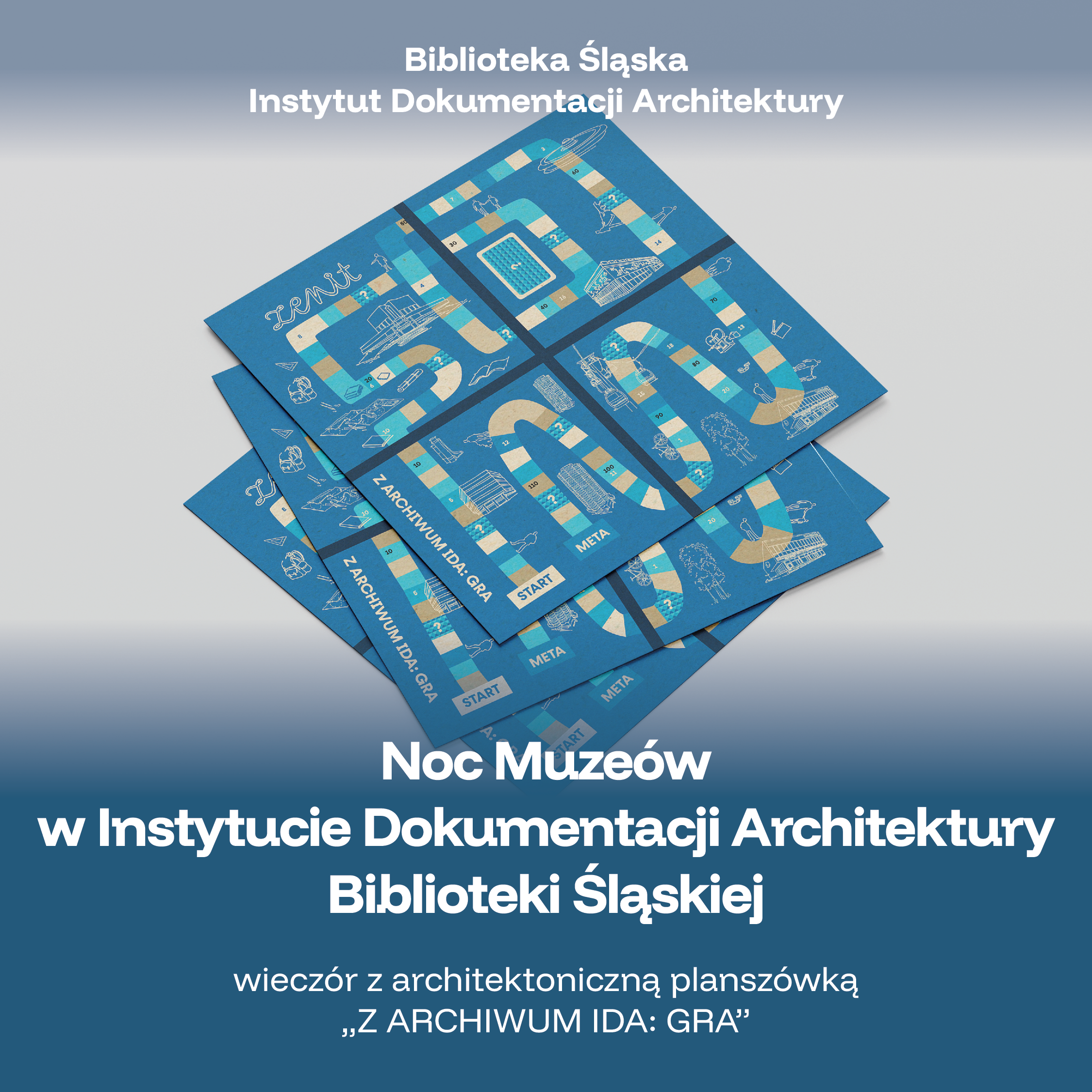 Grafika przedstawia grę planszową Z ARCHIWUM IDA:GRA